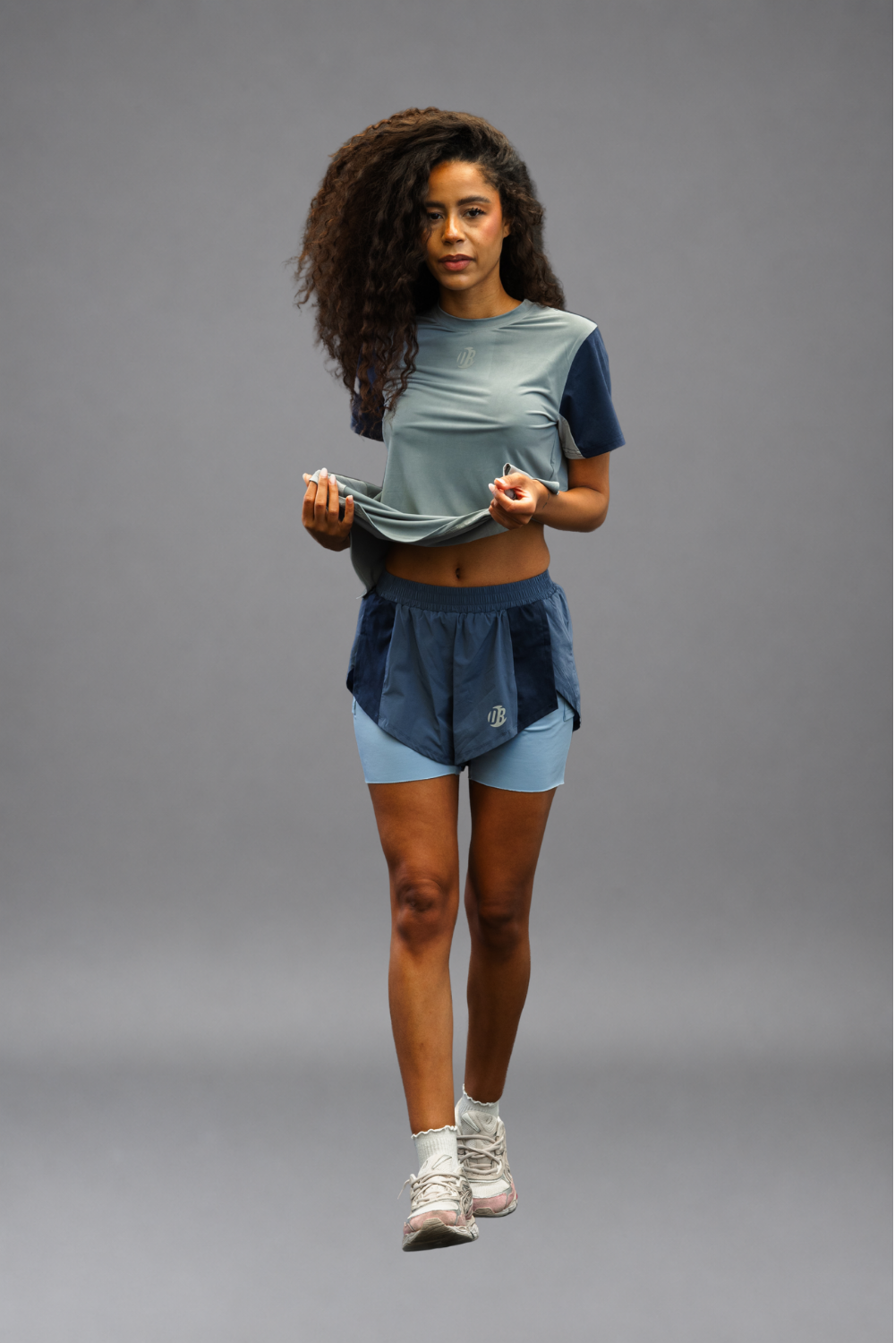 Conjunto Clásico Mujer Azul