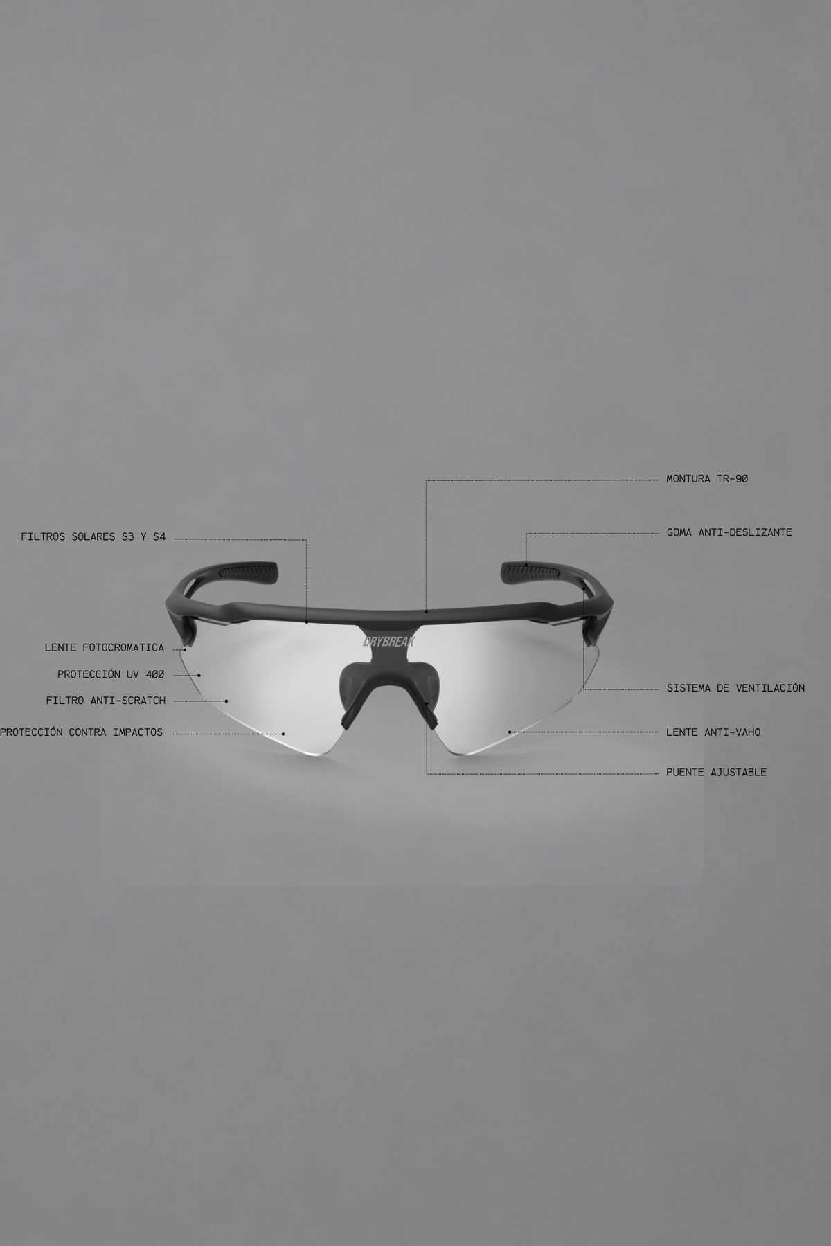 Gafas de Pádel Drybreak Provision Eclipse 2.0