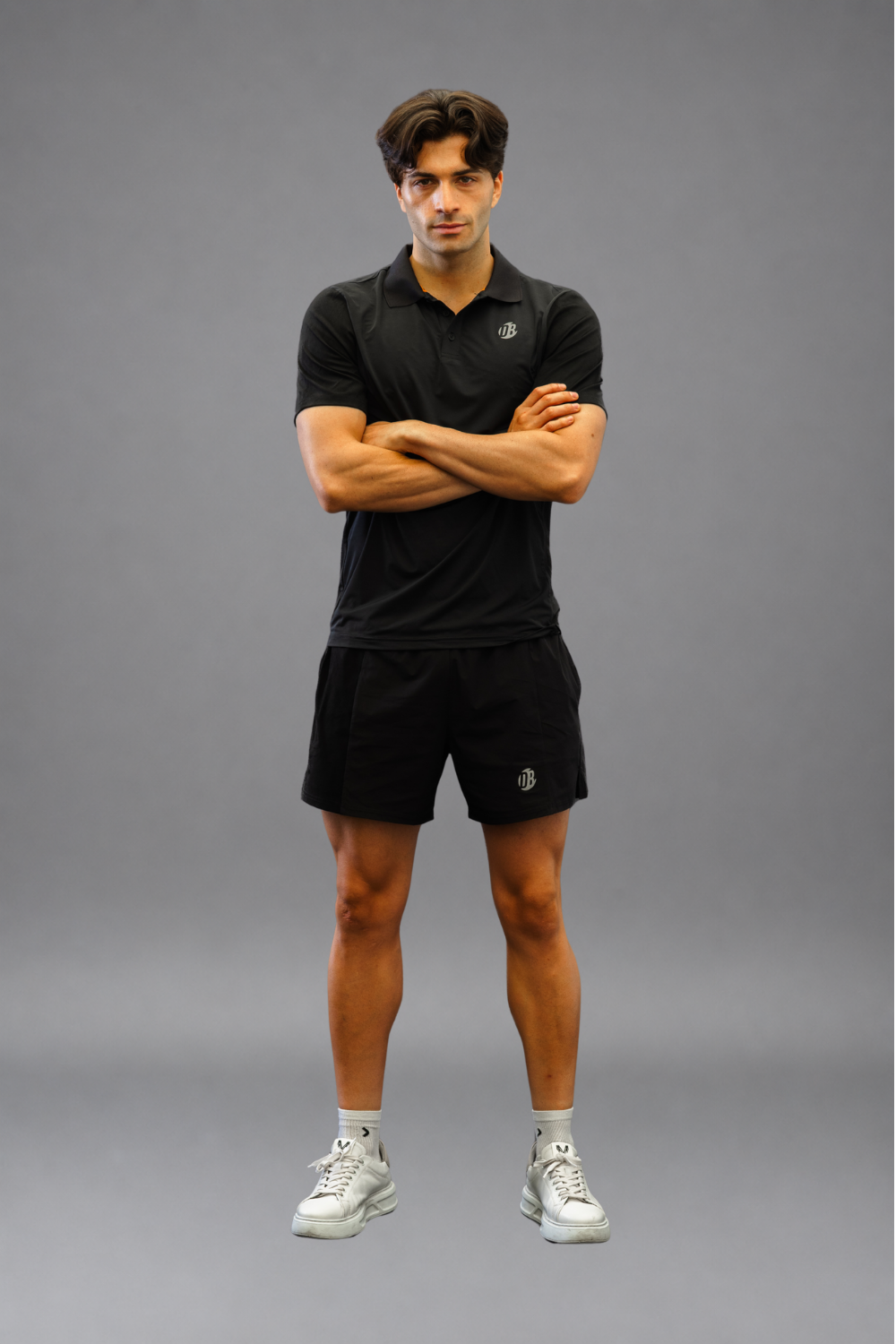 Polo Drygame Clásico Negro