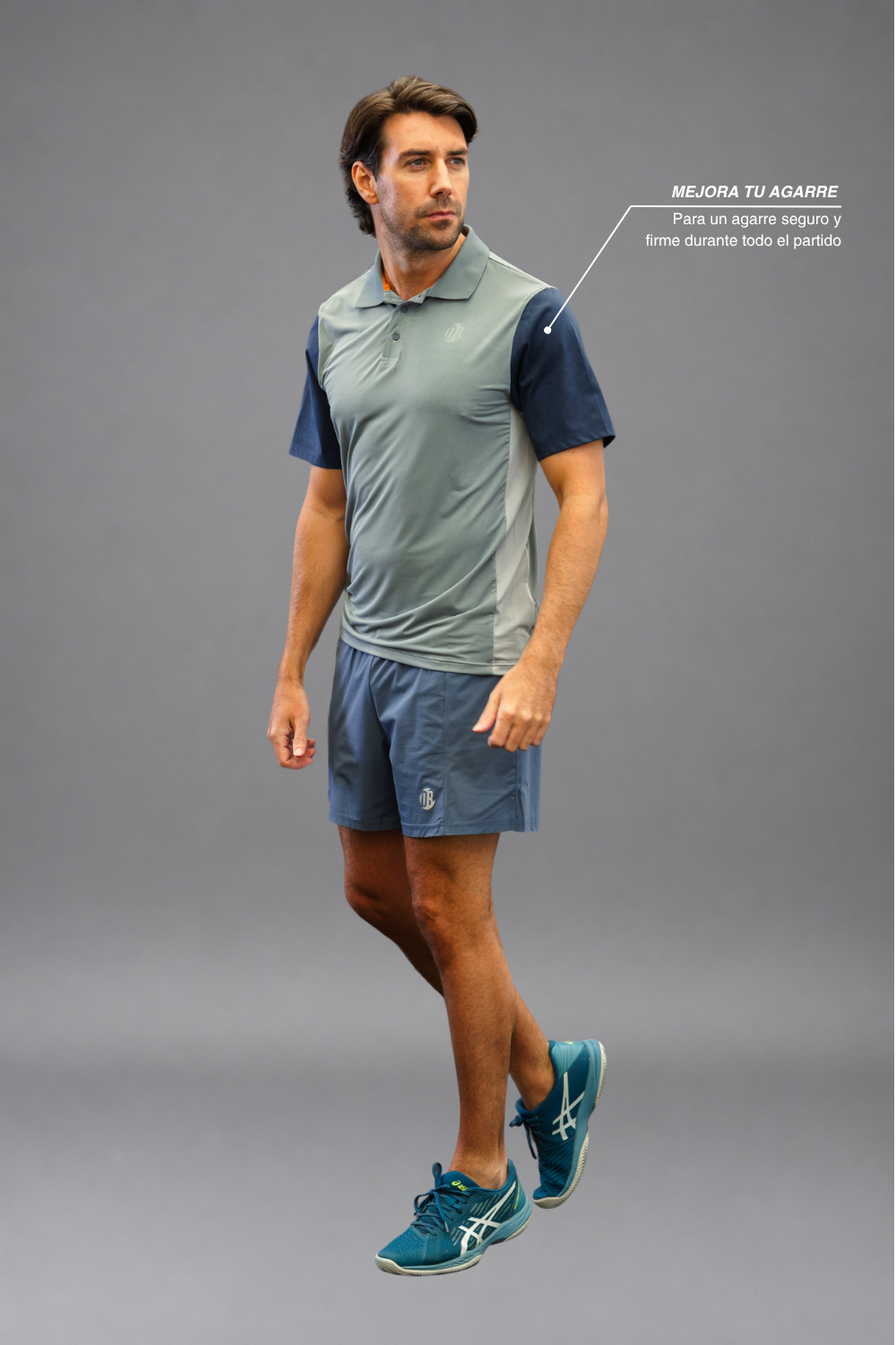 Polo Drygame Clásico Azul